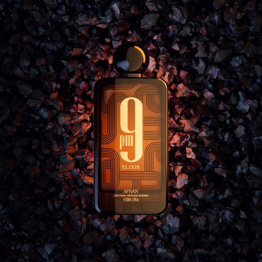 <strong> AFNAN <br> 9 PM ELIXIR </strong><br> Parfum Intense