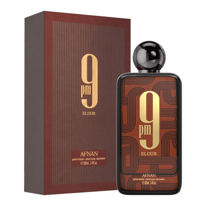 <strong> AFNAN <br> 9 PM ELIXIR </strong><br> Parfum Intense