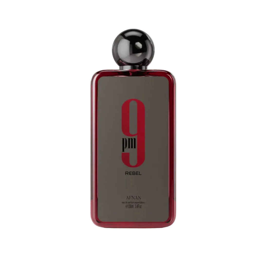 <strong> AFNAN <br> 9 PM REBEL </strong><br> Eau de Parfum