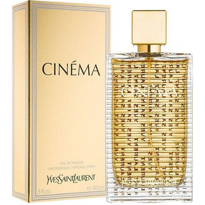 <strong> YVES SAINT LAURENT <br> CINÉMA </strong><br> Eau de Parfum