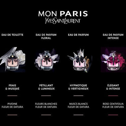 <strong> YVES SAINT LAURENT <br> MON PARIS </strong><br> Eau de Parfum