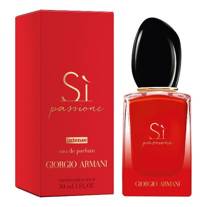 <strong> ARMANI <br> SÌ PASSIONE </strong><br> Eau de Parfum Intense