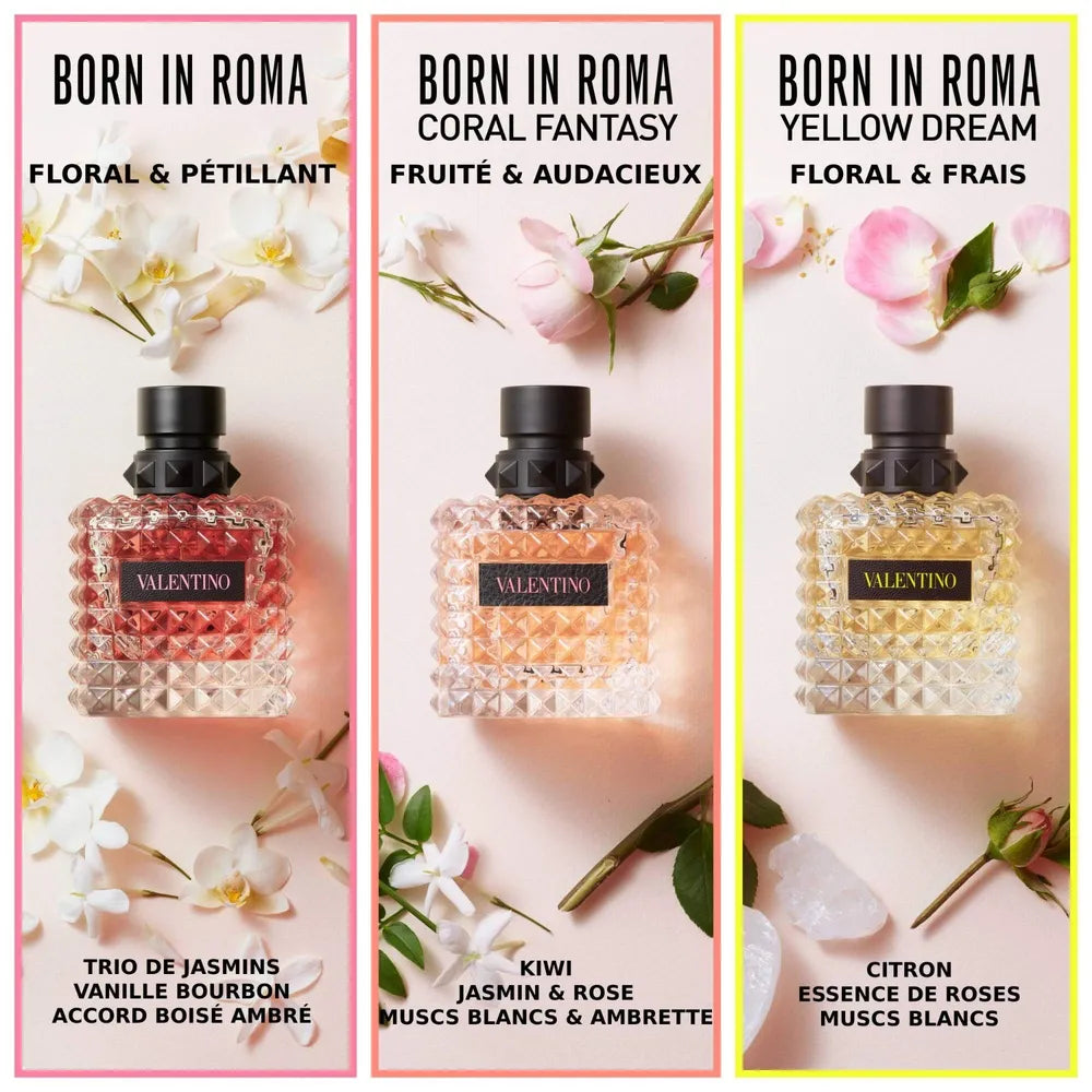 <strong> VALENTINO <br> DONNA BORN IN ROMA YELLOW DREAM </strong><br> Eau de Parfum